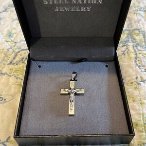 Steel nation crucifix.